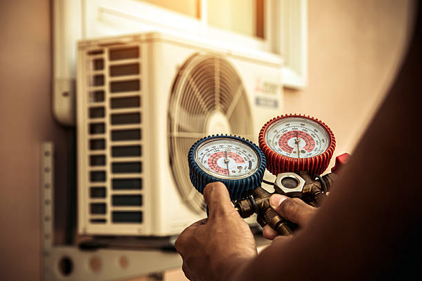 Professional Heat Pump Repair technician working in Stedman, NC